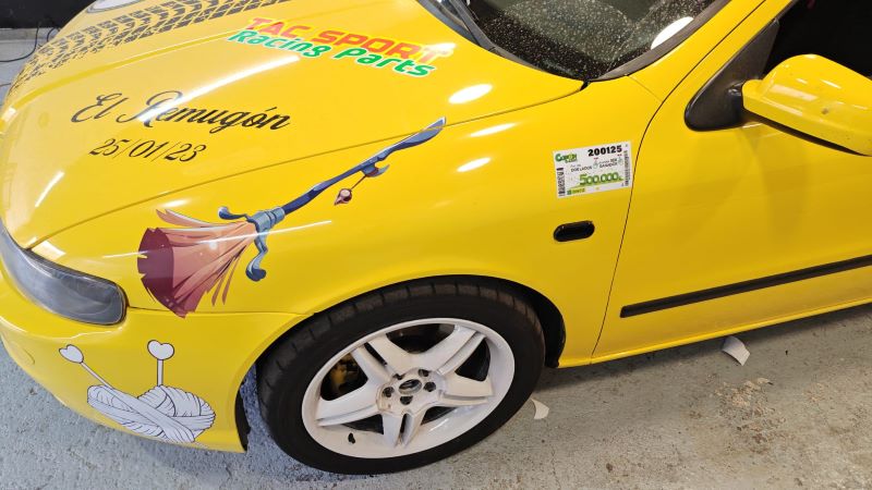 rotulacion de coches rally